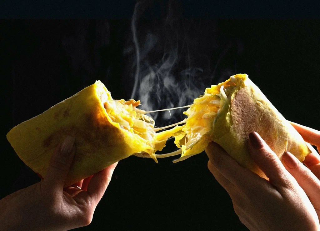 Taze şawarma hazırlığı